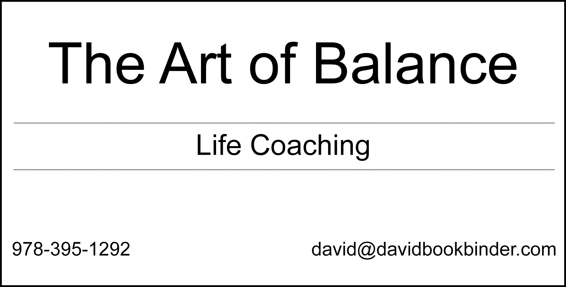 The Art of Balance Life Coaching